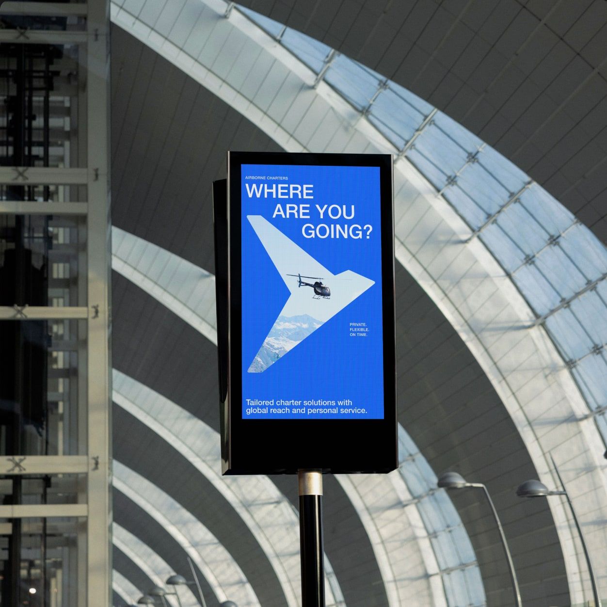 Airborne website design