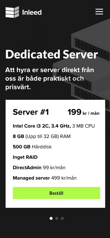 inleed berättelsesida