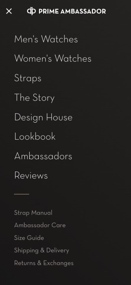 prime ambassador berättelsesida