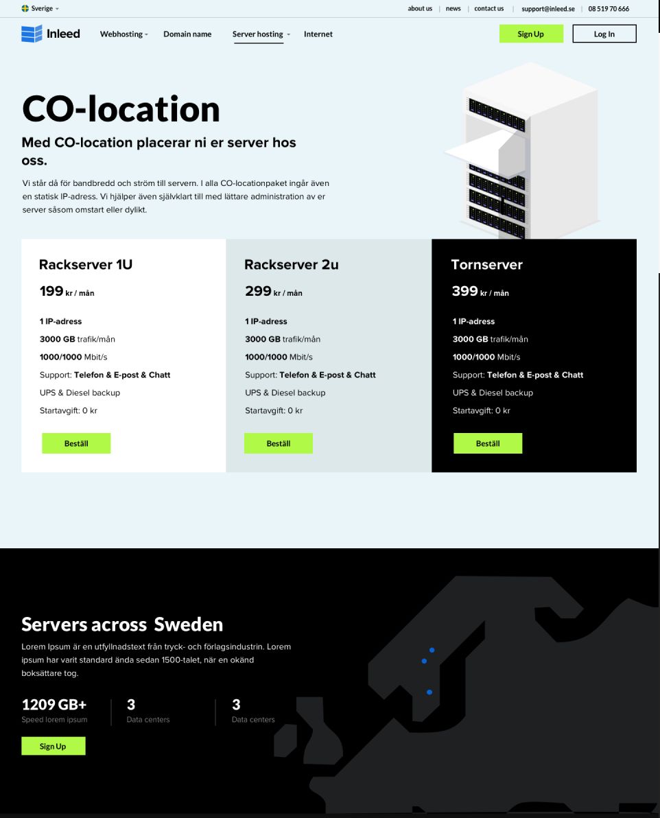 inleed berättelsesida