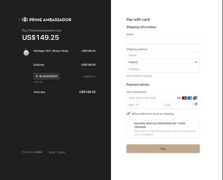 prime ambassador berättelsesida